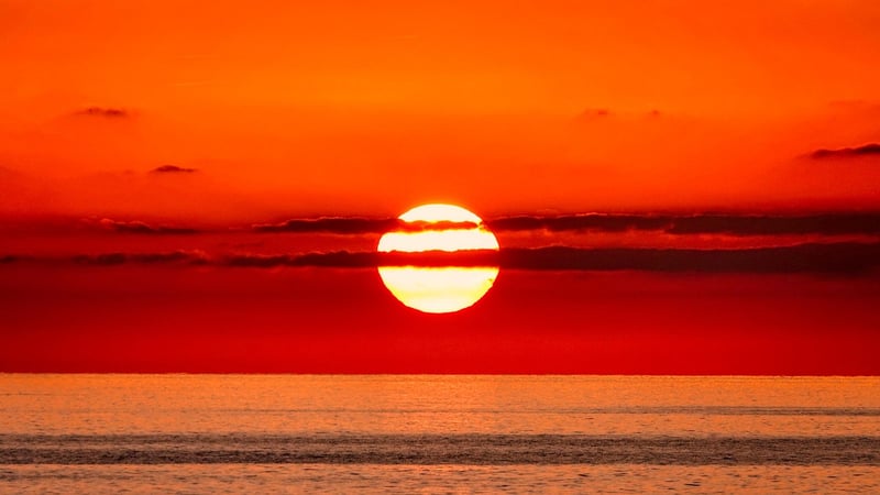 Sunset on the beach
