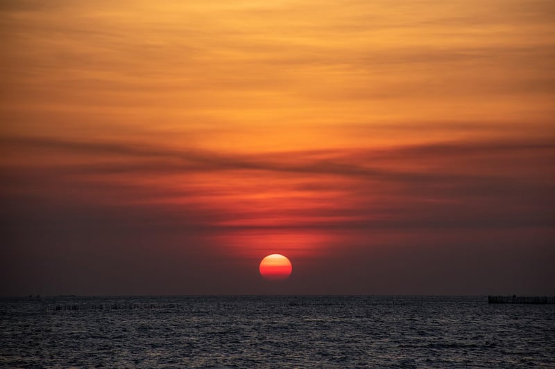 Sunset at Remote Beach